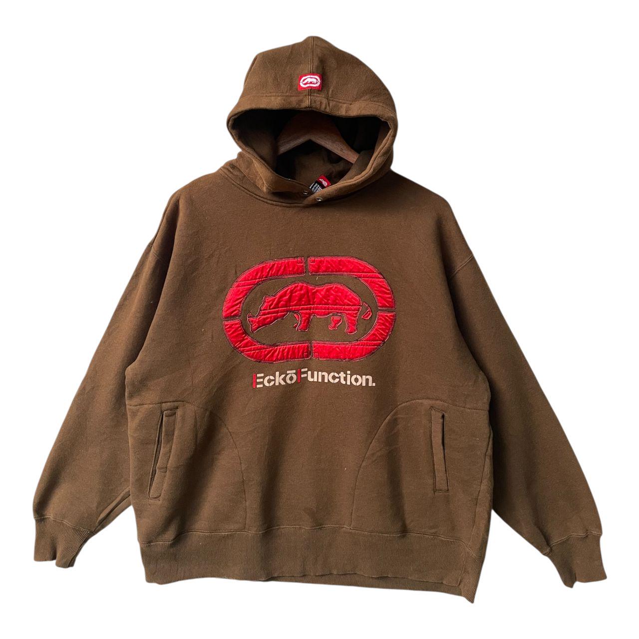 Felpa con cappuccio Ecko Function con grande logo, taglia L