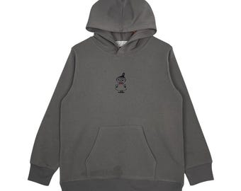 Bluza z kapturem i haftowanym logo w stylu vintage z postacią Muminka, rozmiar M