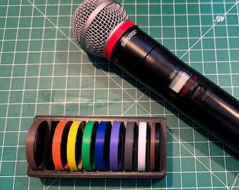 Microphone Color Collars - Set of 8 Colors - Shure QLXD2/SM58, B58