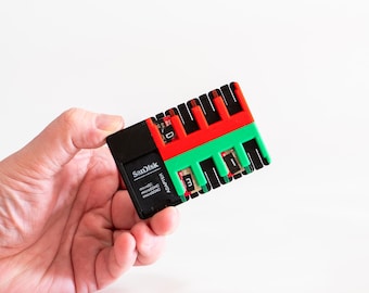 Opberg- en transportkoffer voor SD- en Micro SD-kaarten - Creditcardformaat