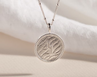 Hope Recycled Silver Shorthand Coin Necklace | Sustainable 925 Sterling Silver Necklace | Gifts for Her | Silver Jewelry