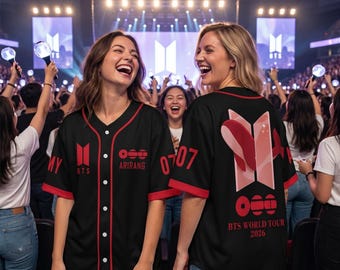 Camiseta de basquete inspirada na Arirang com estampa do Bangtan, estilo para fãs do grupo de K-pop BTS, roupa para shows da turnê mundial de 2026, presente para o ARMY