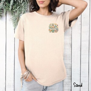 Be Kind To Your Mind Tee: Unisex Cotton Mental Health T-Shirt image 5
