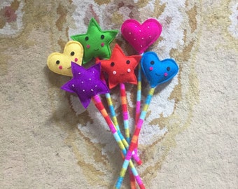 Felt Wands, assorted colors