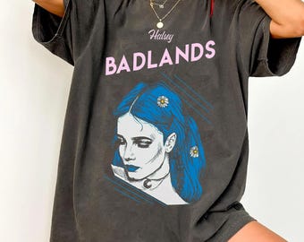 Comfort Colors Halsey Back To Badlands シャツ、Halsey コンサートTシャツ、Halsey アルバムTシャツ、Halsey ファンギフト、Halsey グッズ