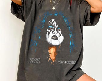 RIP エース・フレーリー 2025 シャツ、KISS ロックンロールレジェンド