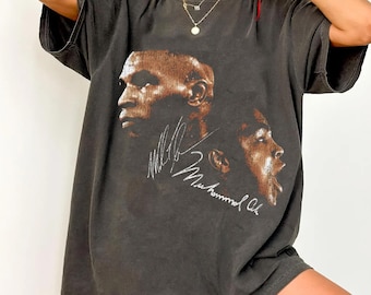 コンフォートカラーズボックスレジェンドTシャツ、マイク・タイソンとモハメド・アリTシャツ