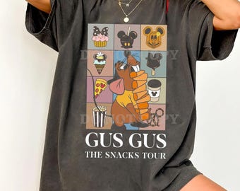 Comfort Colors Gus Gus The Snack Tour T-Shirt, Cinderella Friends Shirt