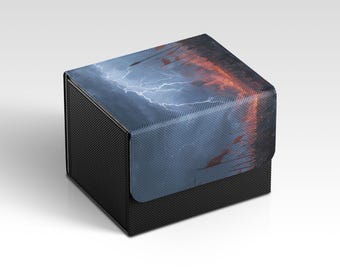 MTG Deckbox | Epic Battlefield Themed TCG Deckbox | Unofficial MTG Deckbox | Trading Card Game Accessories | Gifts for Gamers