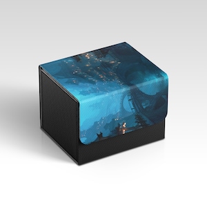 MTG Deckbox | Kamigawa Dimir Themed TCG Deckbox | Unofficial MTG Deckbox | Trading Card Game Accessories | Gifts for Gamers