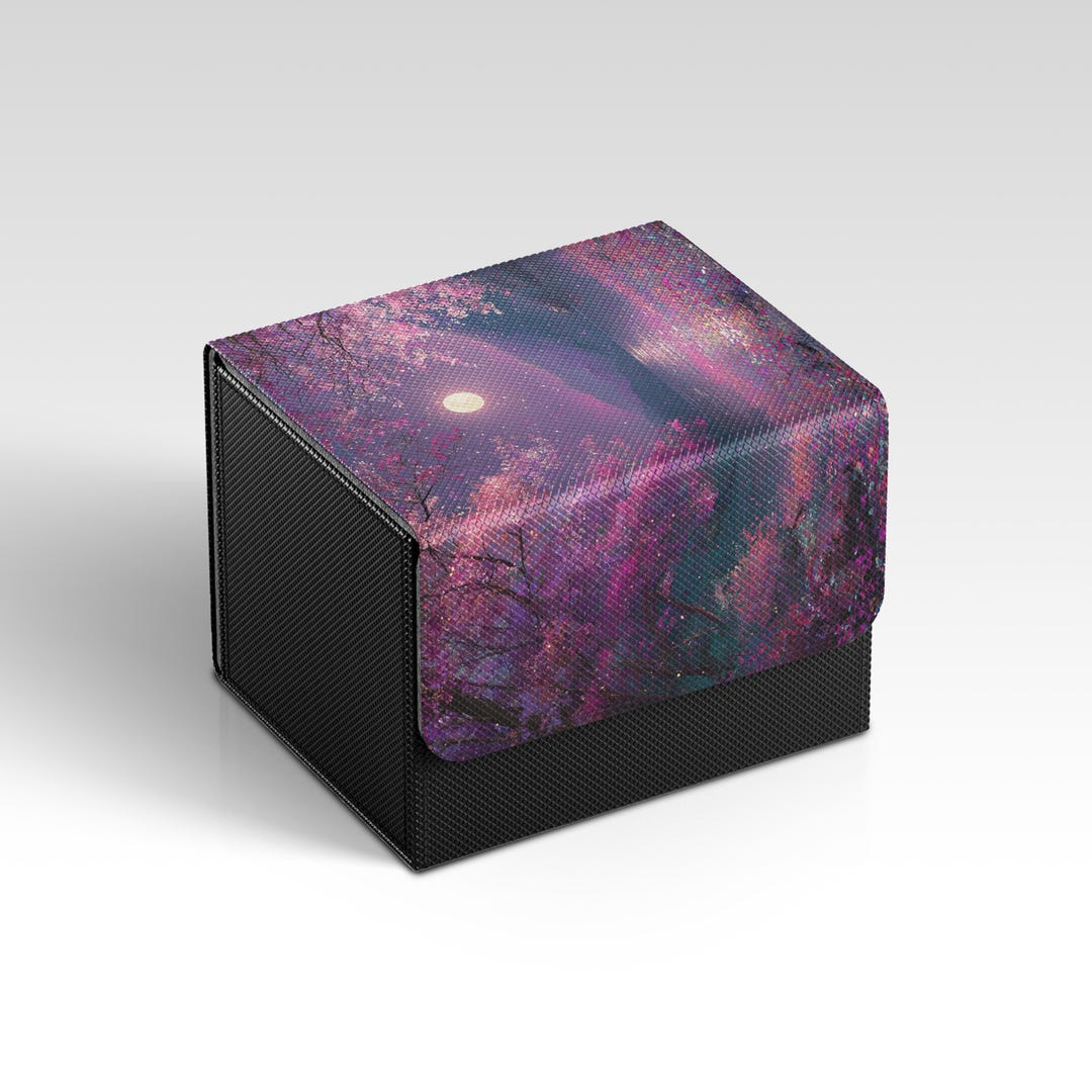 Caja para mazos de MTG / Caja para mazos de TCG con temática de flor de ...