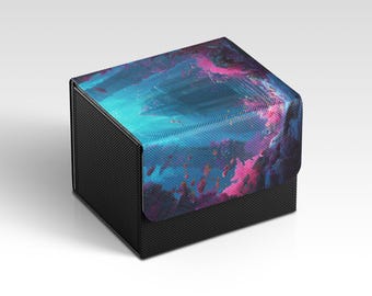 MTG Deckbox | Underwater Temple Themed TCG Deckbox | Unofficial MTG Deckbox | Trading Card Game Accessories | Gifts for Gamers