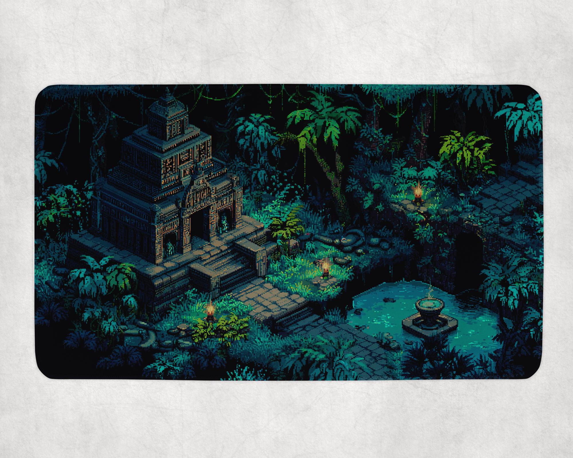 MTG Playmat | Pixel Sultai Themed Playmat | Unofficial MTG Playmat