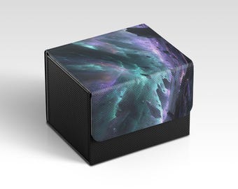 MTG Deckbox | Dark Cosmic Rift Themed TCG Deckbox | Unofficial MTG Deckbox | Trading Card Game Accessories | Gifts for Gamers