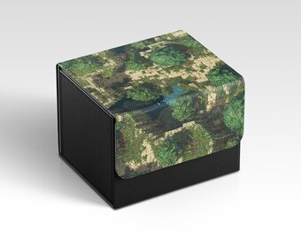 MTG-deckbox | 16-bits TCG-deckbox met Golgari-thema | Niet-officiële MTG-deckbox | Accessoires voor ruilkaarten | Cadeaus voor gamers