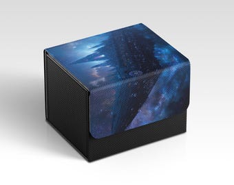 MTG Deckbox | Futuristic Starship Themed TCG Deckbox | Unofficial MTG Deckbox | Trading Card Game Accessories | Gifts for Gamers