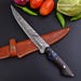 Hand Forged Folded Damascus Fillet Knife: Custom Art, High Carbon Steel ...