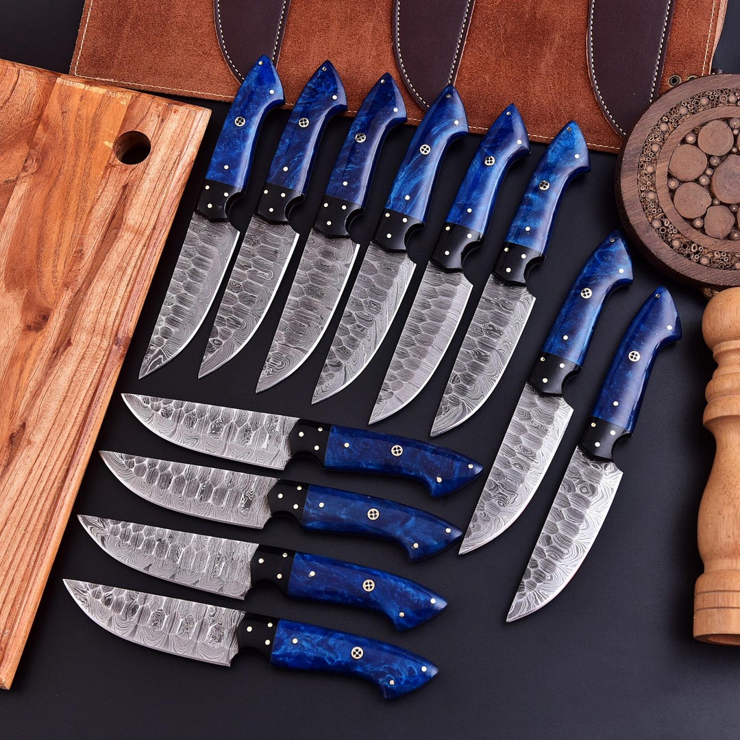 12-pieces-handmade-damascus-steel-steak-knives-set-dining-cutlery-gift