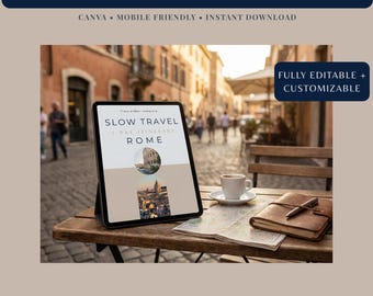 Slow City Rom | 5-Tage-Reiseplan | Sofort Download