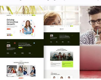 Digital Marketing Agency Elementor Template Kit | SEO WordPress Web Design (Digital Download)