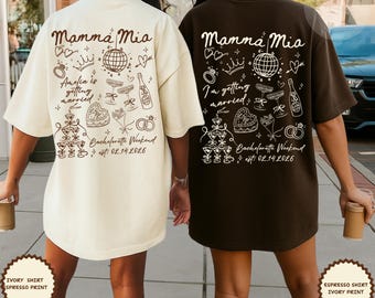 Mamma Mia Bachelorette Shirts, Custom Bride Shirt, I'm Getting Married Tee, Bridal Party Weekend Tops, Wedding Gift