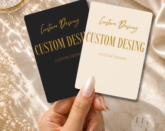 Custom Playing Cards Personalized Card Deck, Your Photo Logo or Custom Design, Personalized Cards Wedding Birthday Bachelorette Party Favors