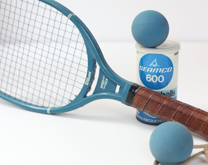 Wilson Racquetball Racket With TWO Balls Etsy