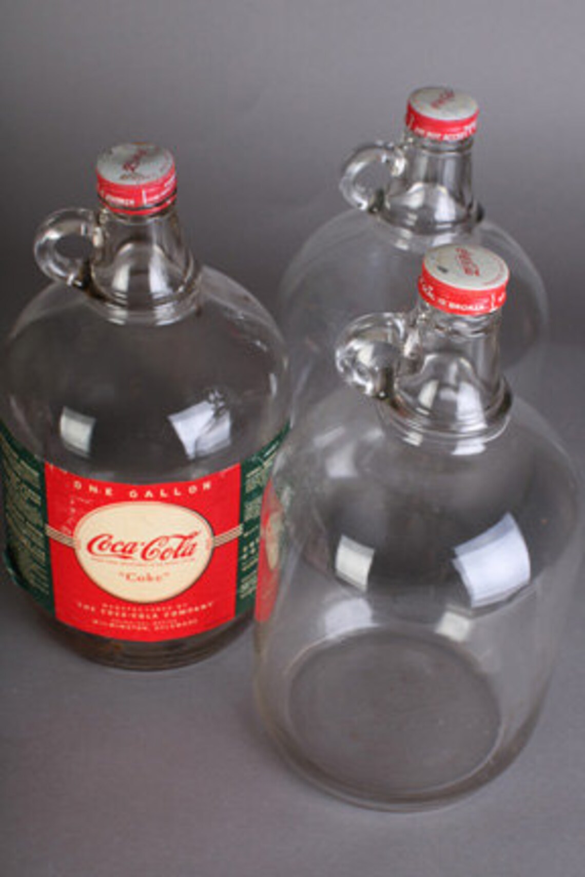 Vintage glass gallon Coca Cola syrup bottle Etsy