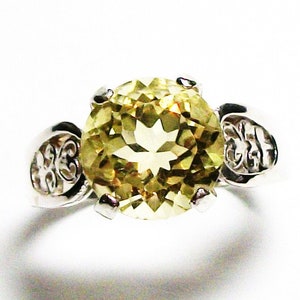 Citrine, citrine cocktail ring, birthstone ring, solitaire ring, engagement ring s 8 Cupcake image 1