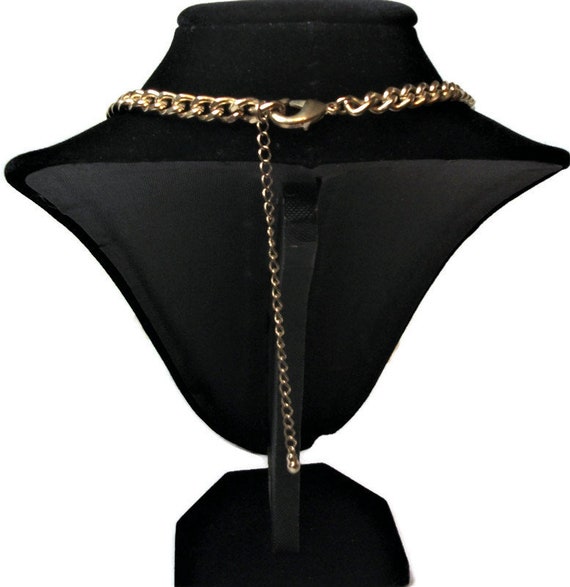 Vintage bib necklace, victorian necklace, medalli… - image 6