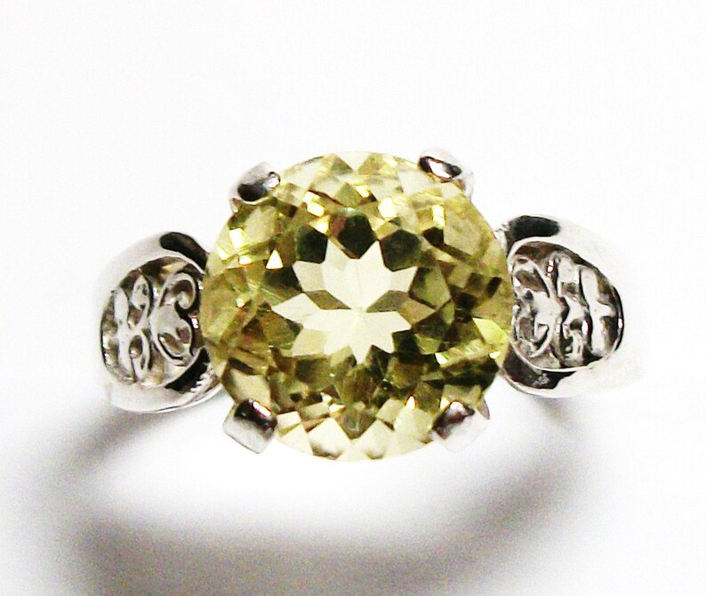 Citrine, citrine cocktail ring, birthstone ring, solitaire ring, engagement ring s 8 Cupcake image 3