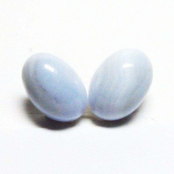 Agate, blue lace agate, cabochon, blue white,  jewelry making, jewelry supplies, "Robins egg blue"