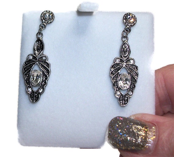 Just reduced, Vintage dangles, victorian style, d… - image 3