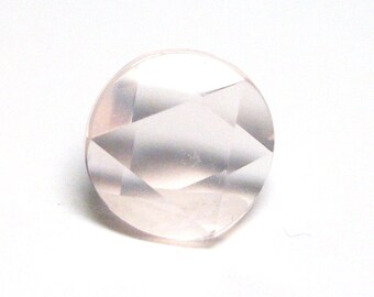 Star cut pink quartz,  specialty cut quartz, star milky quartz, pink,  jewelry making, wire wrapping,   "Pink Star"