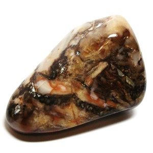 River agate, freeform agate, river agate, freeform cabochon, cabochon, black brown tan ,jewelry making, jewelry supplies, &quot;Crocodile Tears&quot;