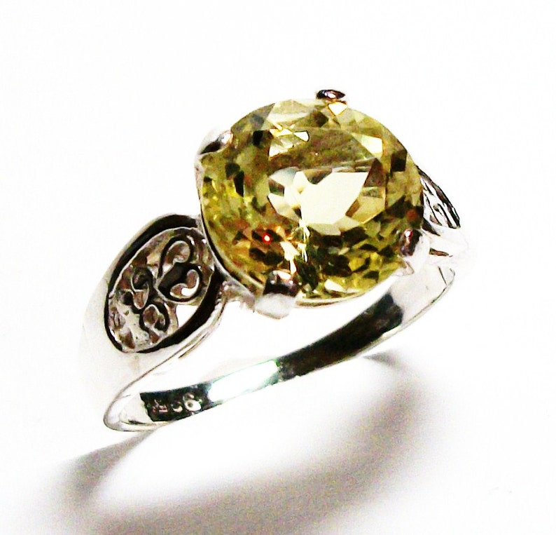 Citrine, citrine cocktail ring, birthstone ring, solitaire ring, engagement ring s 8 Cupcake image 2