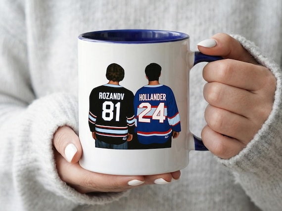 Heated Rivalry Inspired Hollander Rozanov 11oz Ceramic Mug | Ilya Rozanov & Shane Hollander | Hockey Romance Bookish Gift
