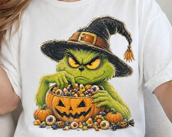 Grinch Halloween Png, Grinch Png, Halloween Png, Popular Png, Halloween Png Design, Retro Halloween Png, Halloween Printable, Trending Png