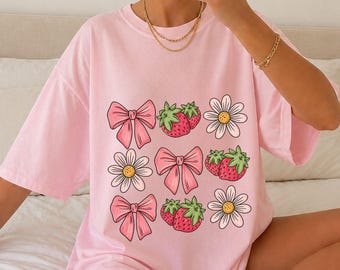 Strawberry Clipart Png, Summer Vibes Png, Strawberry Svg, Strawberry Graphics, Summer Png, Preppy Summer Png, Sweet Summer Time Png