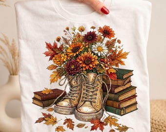 Book Png, Book Png Shirt, Cute Autumn Png,  Autumn Png Digital, Autumn Shirt Png, Book Lover Png, Book Tshirt Designs, Trending Book Png