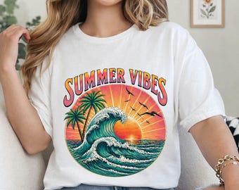 Summer Vibes Png, Preppy Summer Png, Coquette Summer Png, Cute Summer Png, Viral Summer Png, Summer Colorful Png, Png Designs Shirt Summer