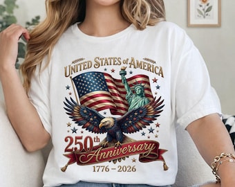 USA 250th Anniversary PNG, America 1776-2026 Patriotic Design, United States 250 Years Png, 4th of July Sublimation PNG, America 250