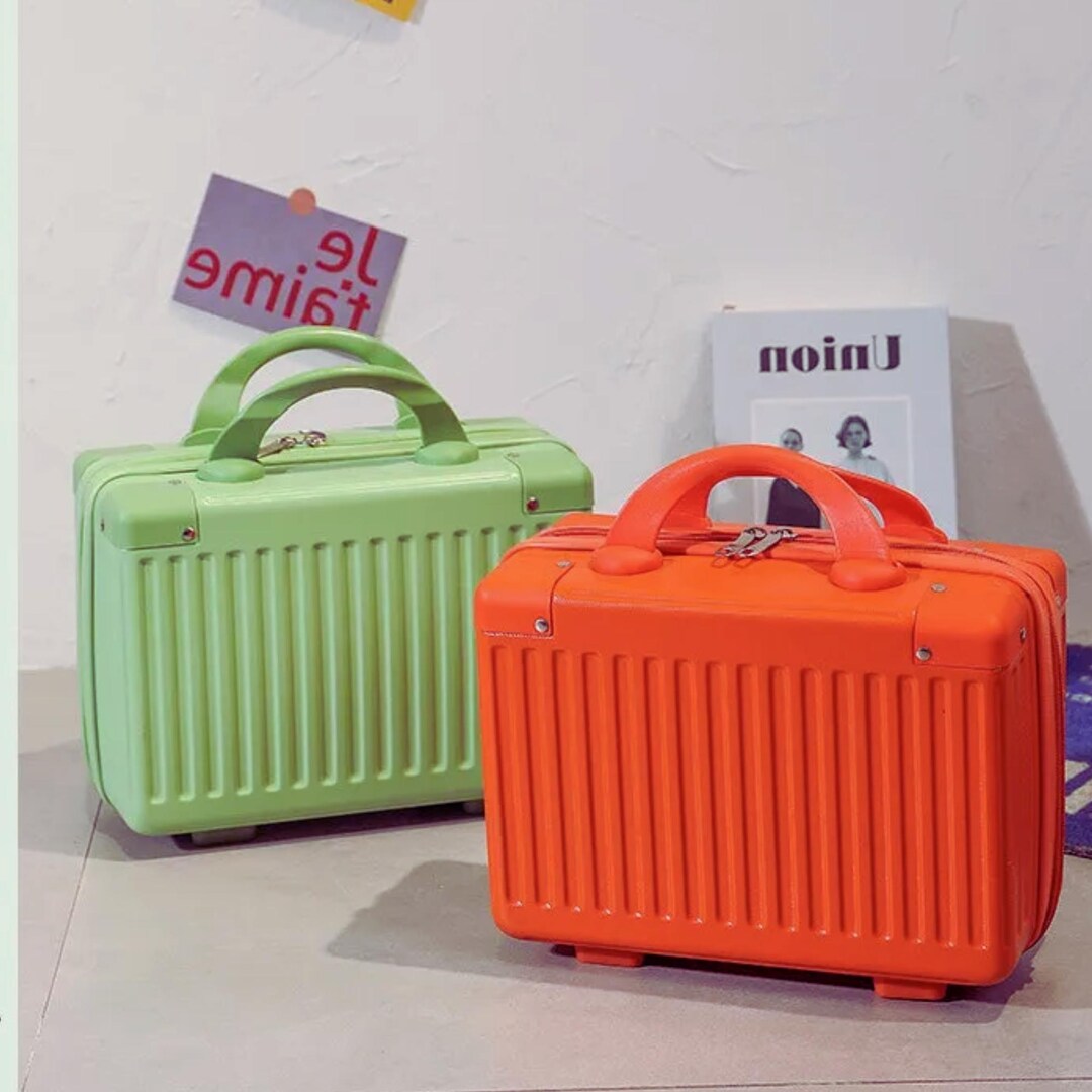 14-inch Cosmetic Carry-on Case | Mini Travel Makeup Suitcase Organiser ...