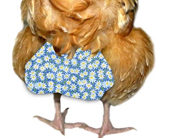 Blue Daisy Adjustable Chicken Diaper