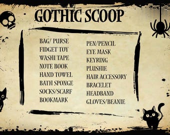 Gothic Bead Bounty Lucky Scoop!!  As seen on tiktok!!  *7-10 day despatch*