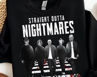 Straight Outta Nightmares Png, Halloween Png, Movie Serie Killers Png, Halloween Scary Movie Png, Horror Character Png, Horror Movie Png
