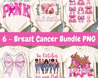 Breast Cancer Png, Breast Cancer Png Bundle, Breast Cancer Bundle, Pink Ribbon Png, Fight Breast Cancer Warrior, Pink Out, October Wear Pink