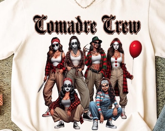 Comadre Crew Horror Movie Png, Girls Movie Killers Png, Halloween Png, Halloween Scary Movie Png, Horror Character, Horror Movie Png