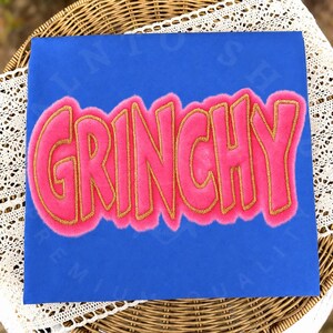 Glitter Christmas Grinchy Png, Pink Christmas Png, Christmas Movie Png, Girly Christmas Png, Christmas Cartoon Png, Christmas Chenille Png image 7