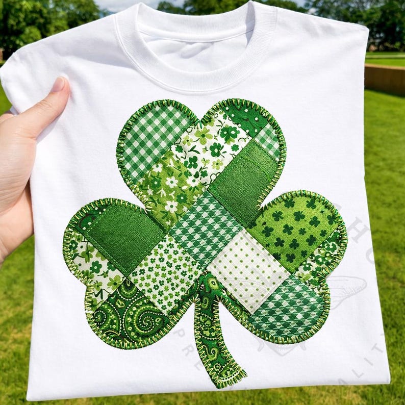 Patchwork Clover Png, Lucky Shamrock Png, St Patrick's Day Png ...